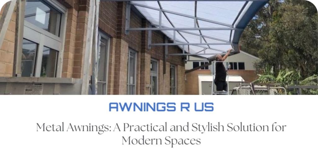 metal awnings